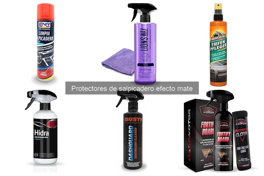 Errores comunes al elegir protectores de salpicadero mate