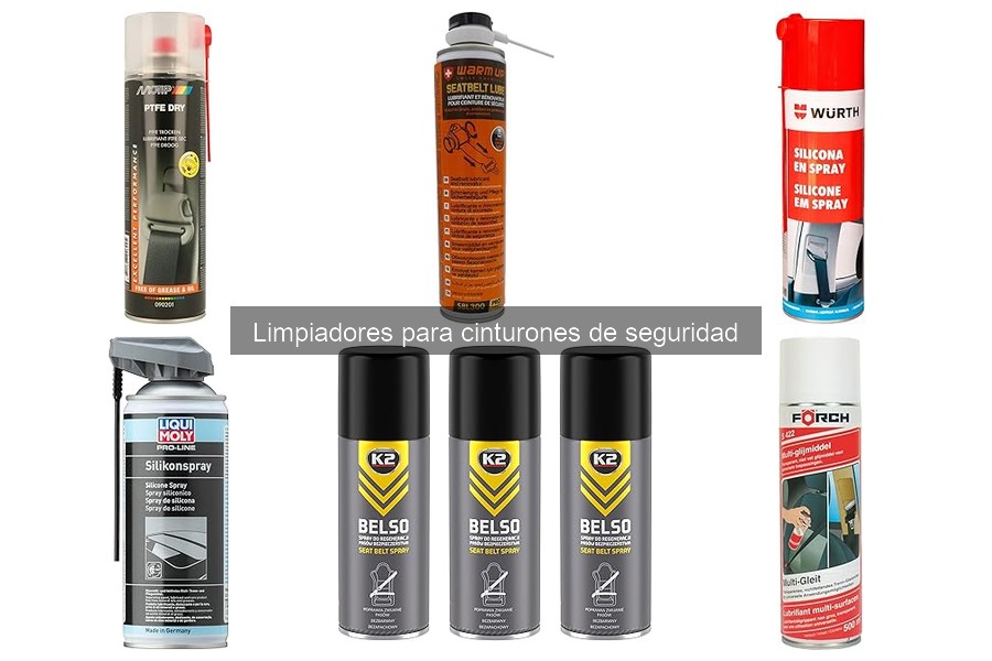 ** Errores comunes al limpiar cinturones de seguridad del coche
