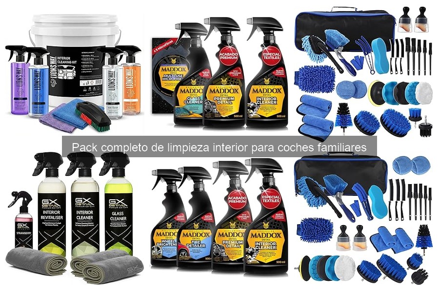 Errores comunes al limpiar el interior de coches familiares