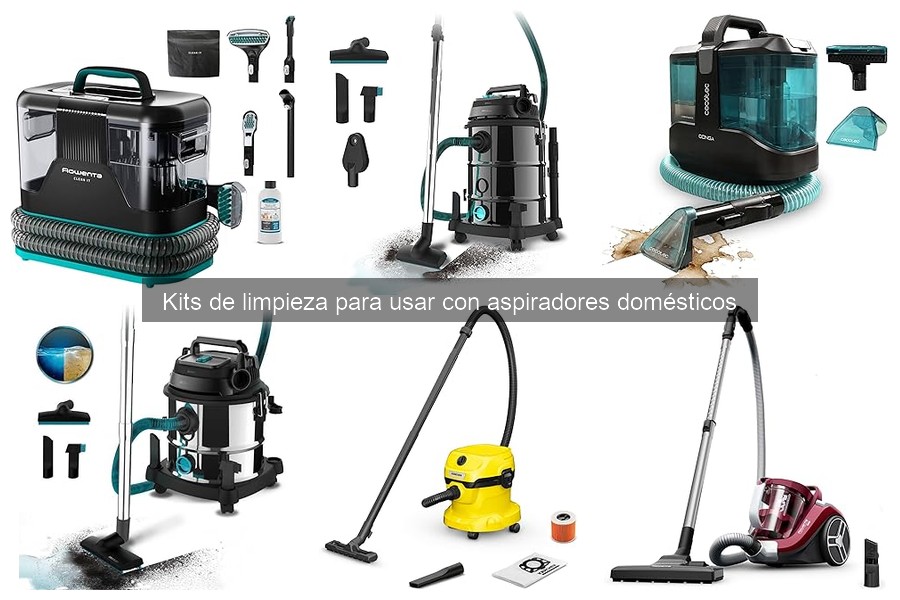 Errores comunes al usar kits de limpieza con aspiradores