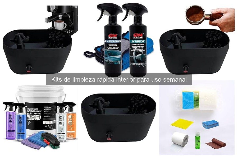 Errores comunes al usar kits de limpieza rápida interior