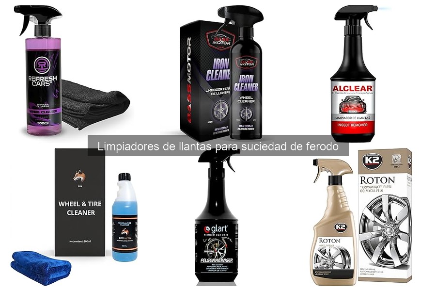 Errores comunes al usar limpiadores de llantas para ferodo