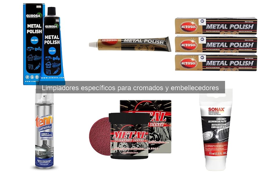 Errores comunes al usar limpiadores para cromados