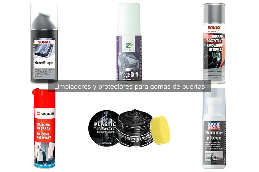 Errores comunes al usar limpiadores para gomas de puertas