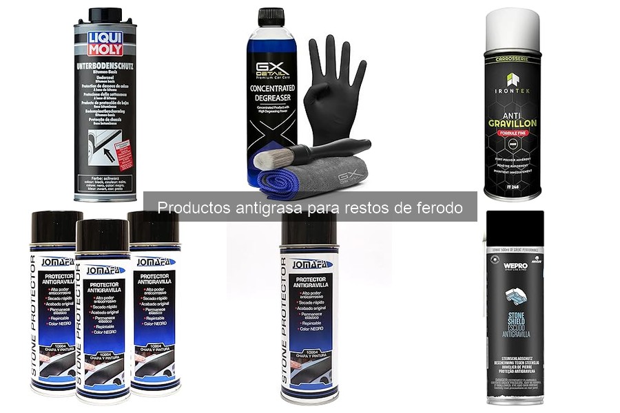 Errores comunes al usar productos antigrasa para ferodo