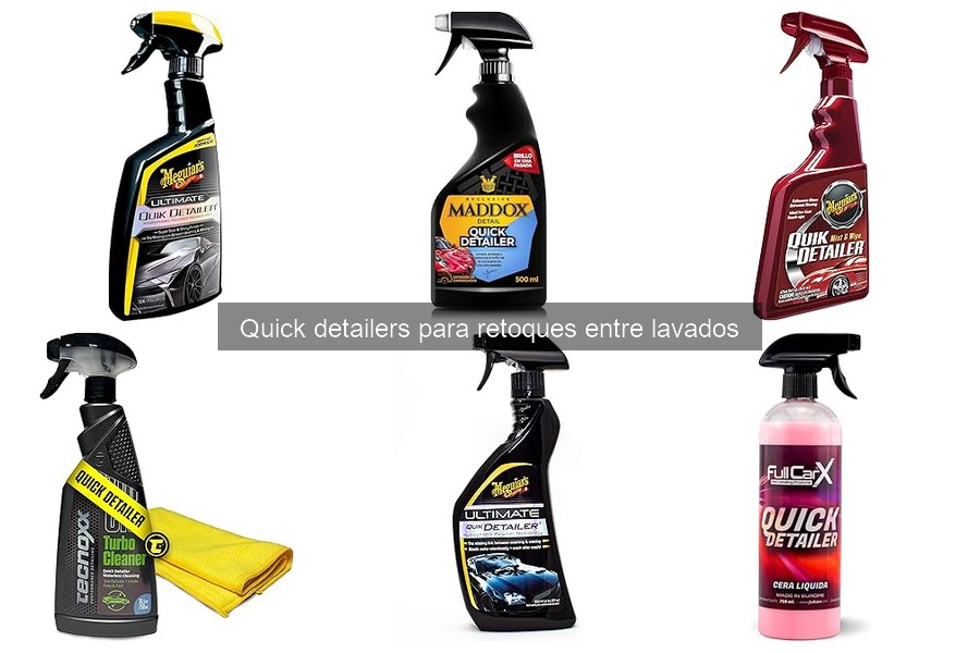 Errores comunes al usar quick detailers y sus soluciones