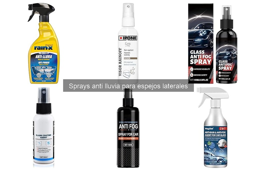 Errores comunes al usar sprays anti lluvia en espejos laterales