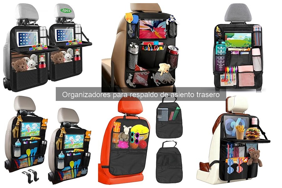 Evita estos errores al elegir un organizador de asiento trasero