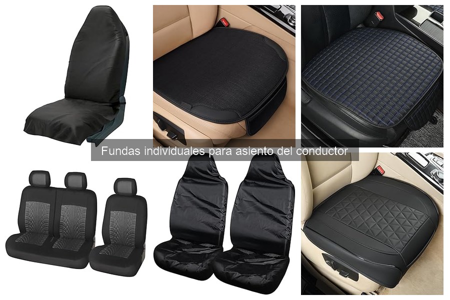 Fundas individuales para asiento del conductor para mascotas
