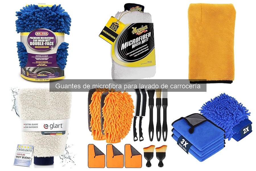 Guantes de microfibra para lavado de coche: ¿qué son?