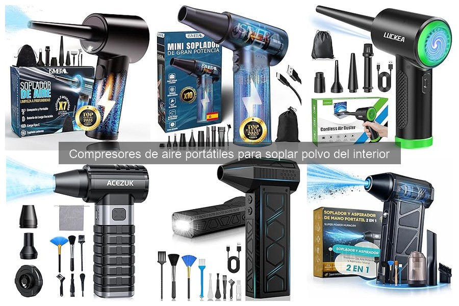Guía de compra: Compresores de aire portátiles para limpieza