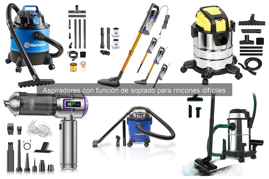 Guía de compra de aspiradores con función de soplado