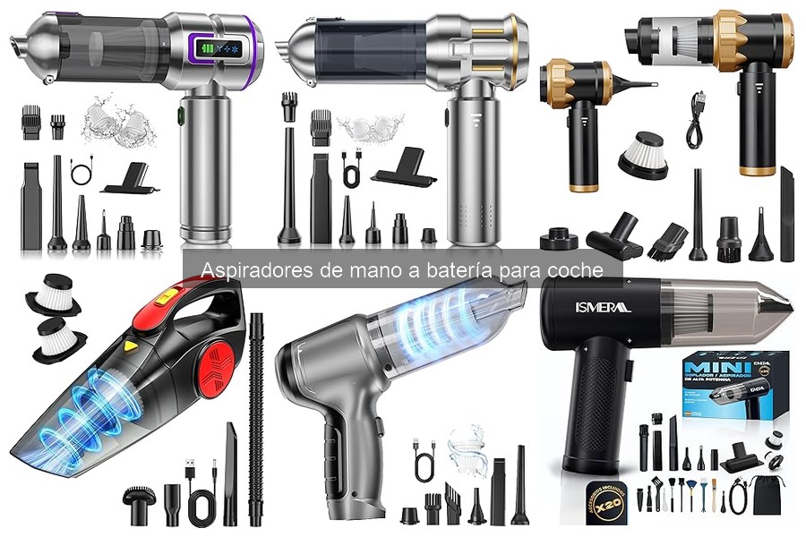 Guía de compra de aspiradores de mano a batería para coche