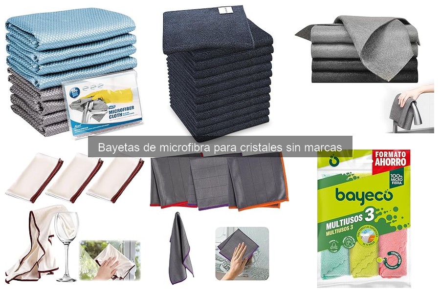 Guía de compra de bayetas de microfibra para cristales