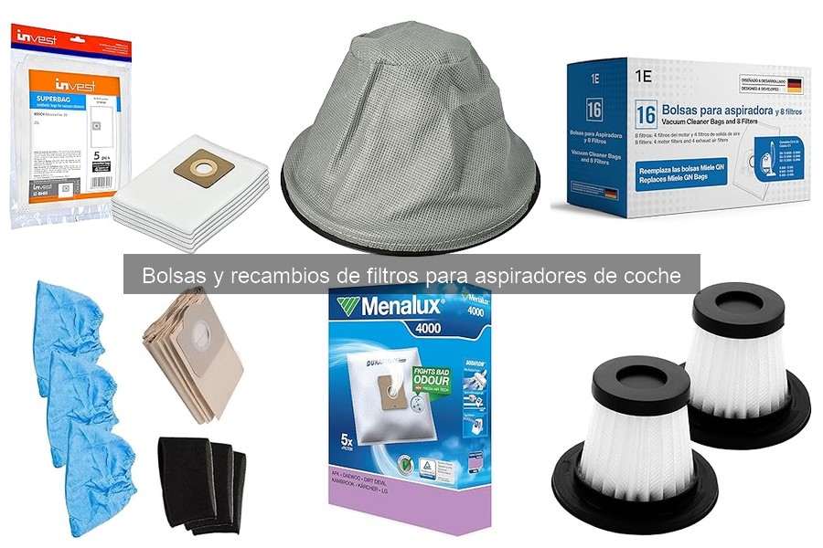 Guía de compra de bolsas y filtros para aspiradores de coche