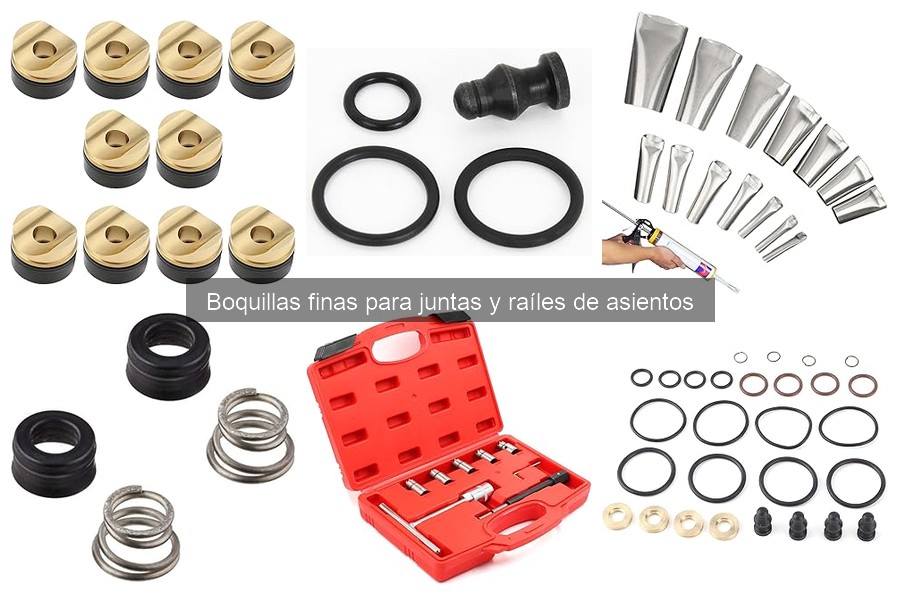 Guía de compra de boquillas finas para juntas y raíles