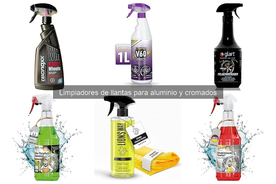Guía de compra de limpiadores de llantas de aluminio y cromados