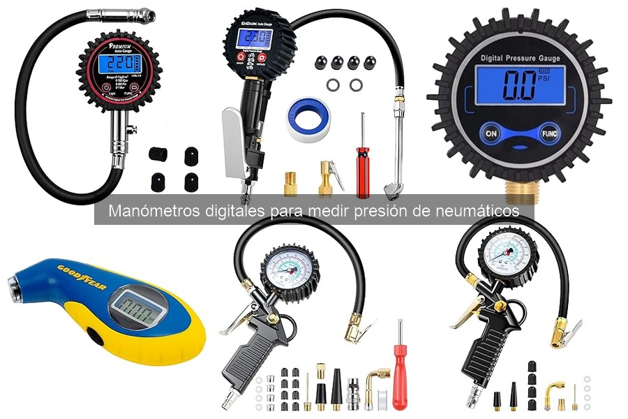 Guía de compra de manómetros digitales para neumáticos