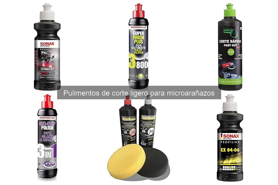Guía de compra de pulimentos de corte ligero para tu coche