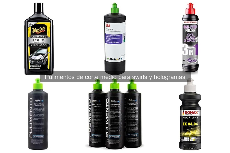 Guía de compra de pulimentos de corte medio para tu coche
