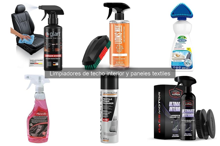 Guía de Compra: Limpiadores de Techo Interior y Paneles Textiles