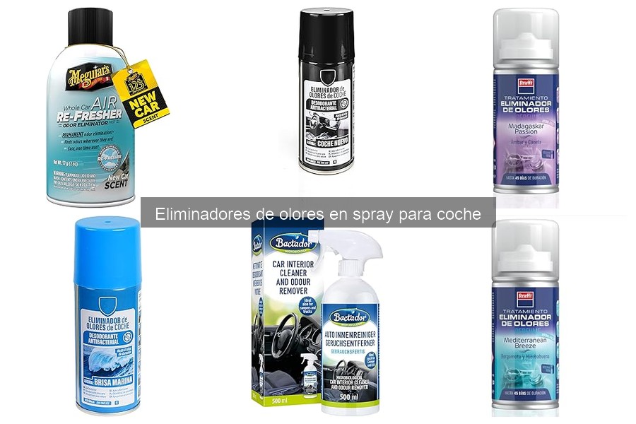 Guía para Elegir el Mejor Eliminador de Olores en Spray para Coche
