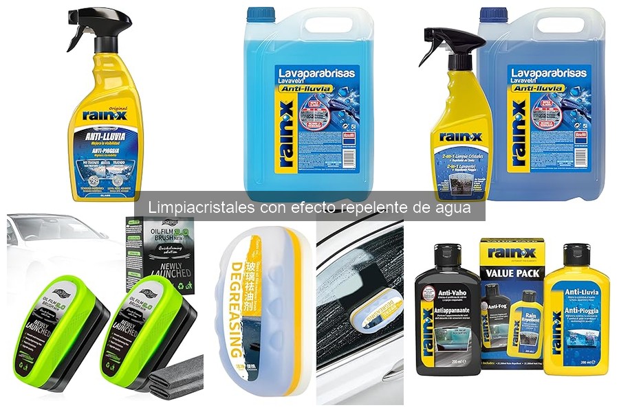 Guía para elegir el mejor limpiacristales repelente de agua