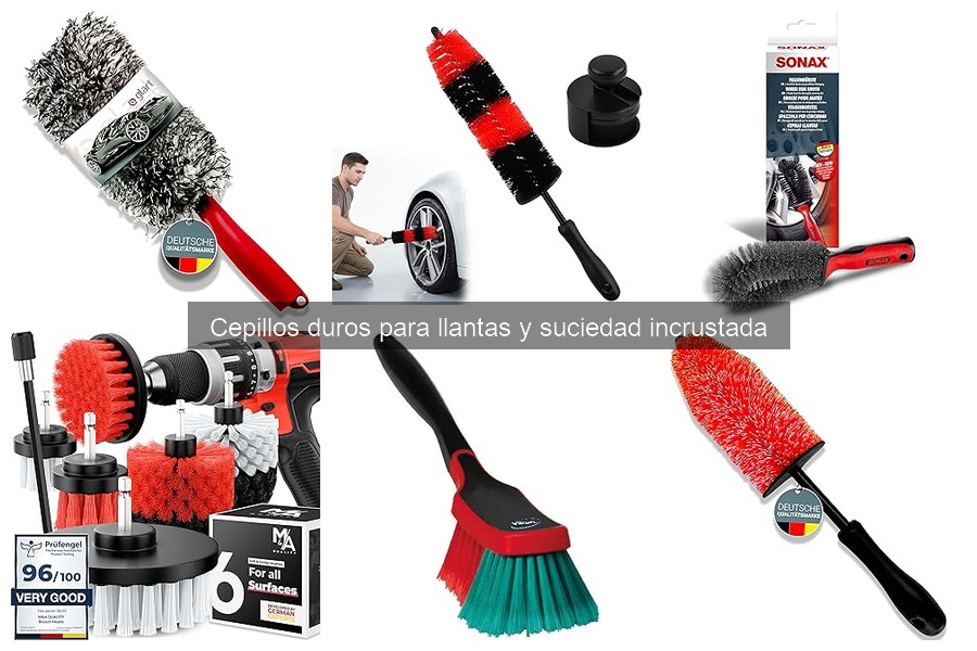 Guía para Elegir el Mejores Cepillos Duros para Llantas