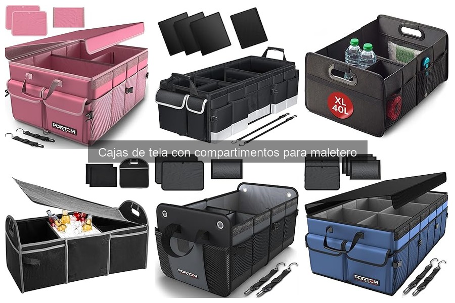 Ideas Creativas para Organizar tu Maletero con Cajas de Tela