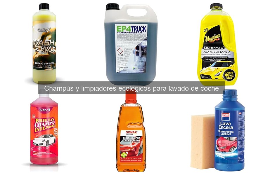 Ingredientes a evitar en champús para coche convencionales