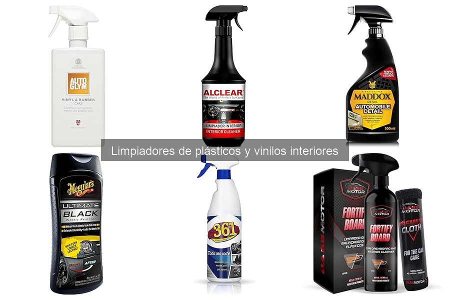 Ingredientes a Evitar en Limpiadores de Plásticos Interiores