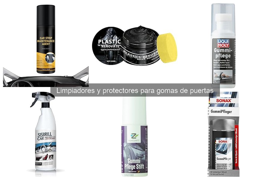 Ingredientes Clave en Limpiadores de Gomas de Puertas