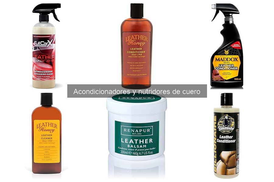 Ingredientes esenciales en un buen acondicionador de cuero
