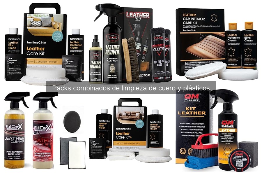 Ingredientes peligrosos en limpiadores de cuero y plásticos