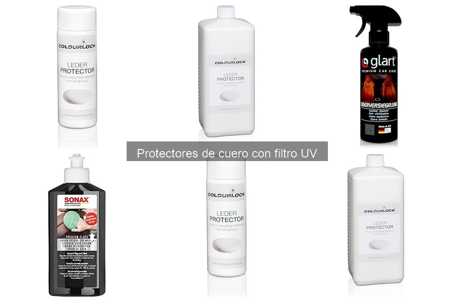 Instrucciones para usar protectores de cuero con filtro UV