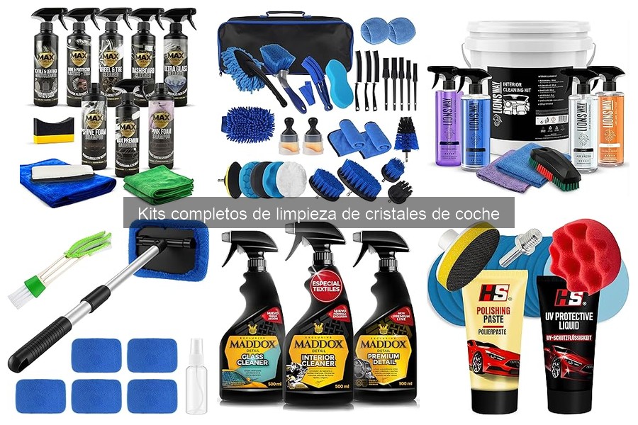 Instrucciones para Usar un Kit de Limpieza de Cristales de Coche