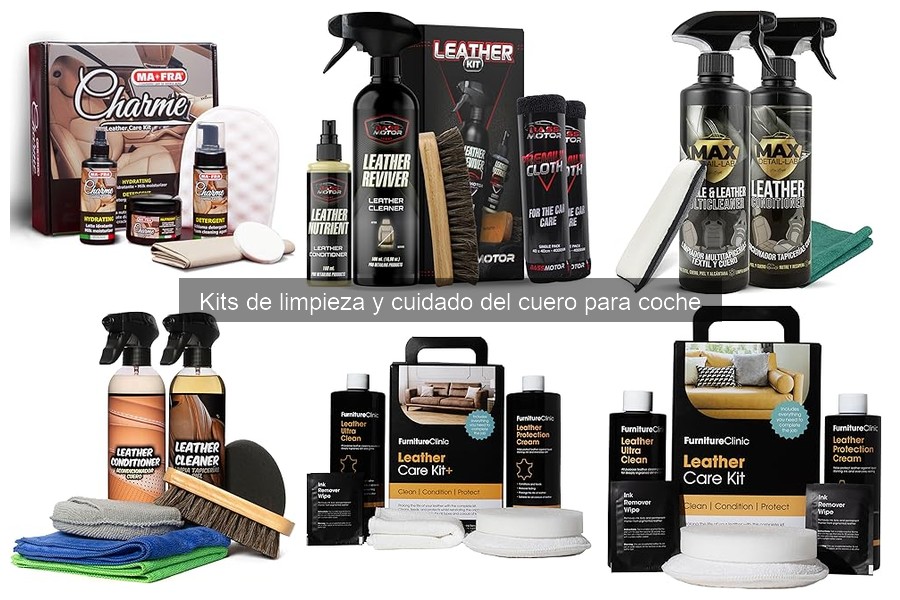 Kit de limpieza y cuidado del cuero para coches: ¿Qué incluye?