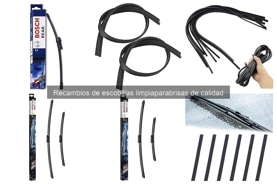 Las mejores escobillas limpiaparabrisas por modelo de coche