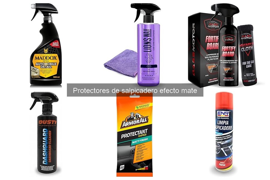 Las últimas tendencias en protectores de salpicadero efecto mate
