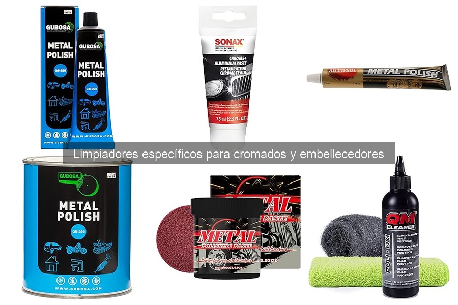 Limpiadores para cromados y embellecedores: ¿Qué son?