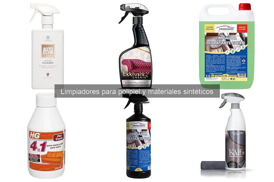 Limpiadores que dañan la polipiel: ¿cuáles evitar?