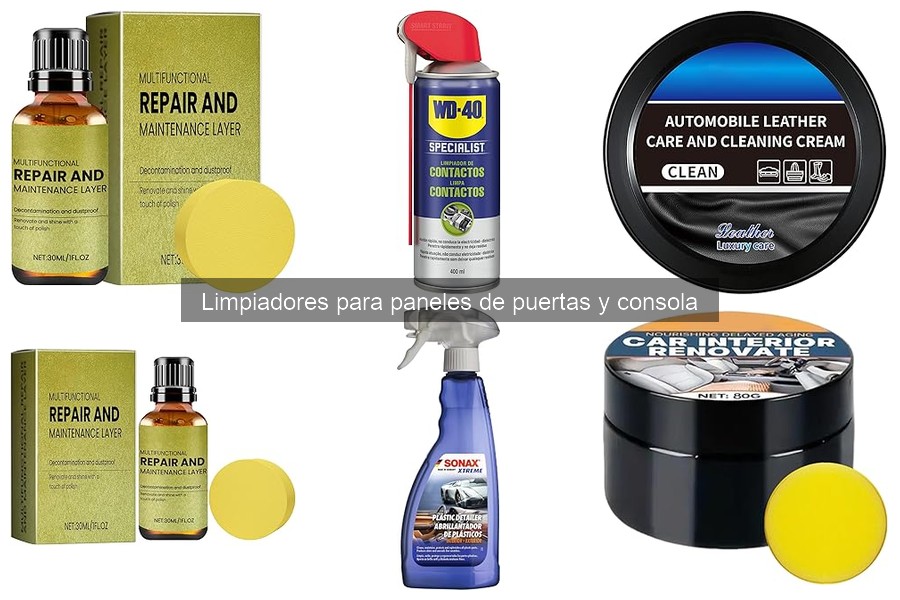 Los mejores limpiadores de paneles y consola para coches