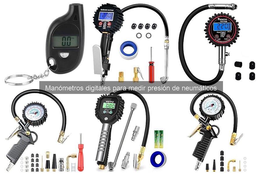 Manómetros digitales para medir presión de neumáticos: ¿Qué son?