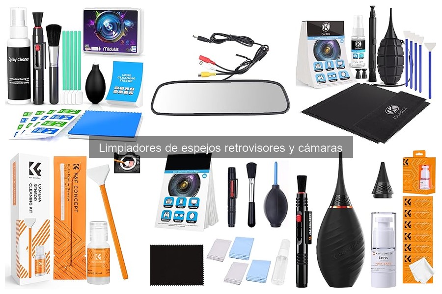 Mantén limpios los espejos y cámaras de tu coche a largo plazo