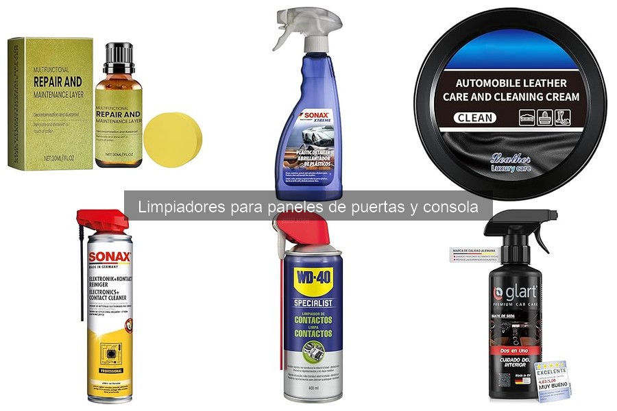 Mantén tus paneles de puertas y consola impecables
