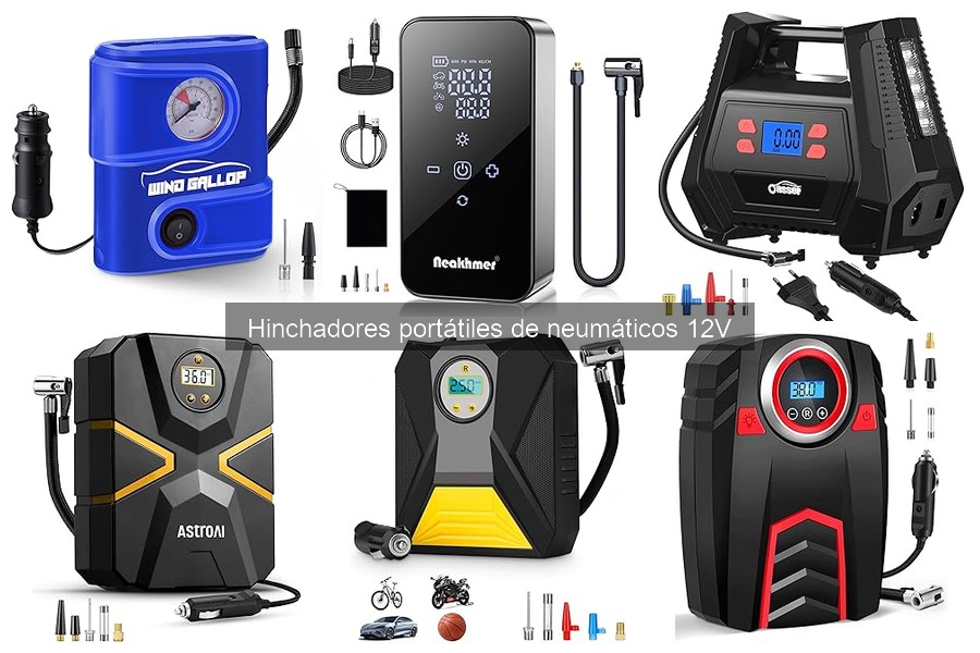 Mantenimiento de hinchadores portátiles de neumáticos 12V