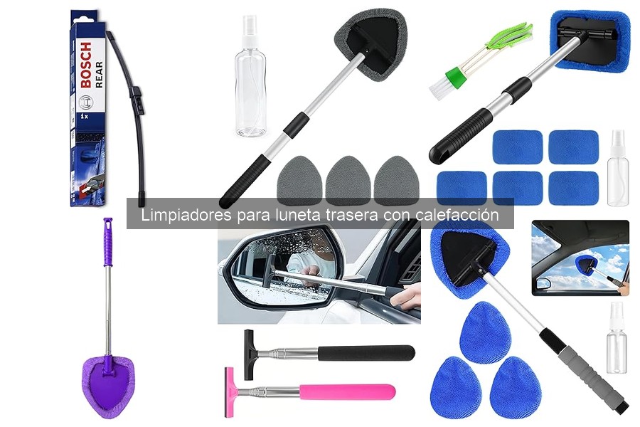 Mantenimiento de limpiadores para luneta trasera con calefacción
