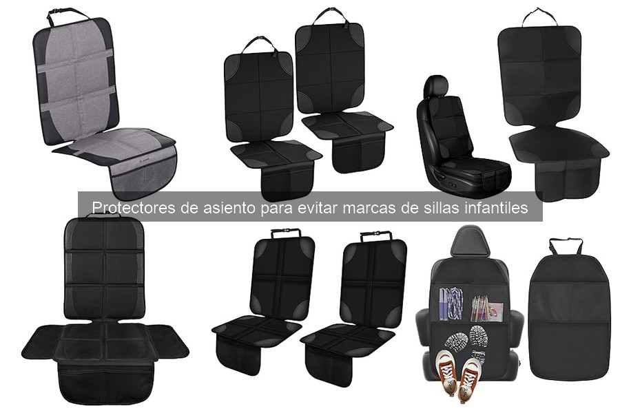 Mantenimiento de protectores de asiento para sillas infantiles