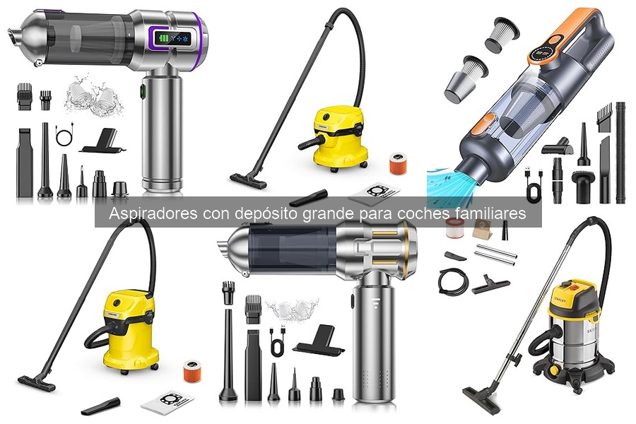 Mantenimiento del Aspirador con Depósito Grande para Coches