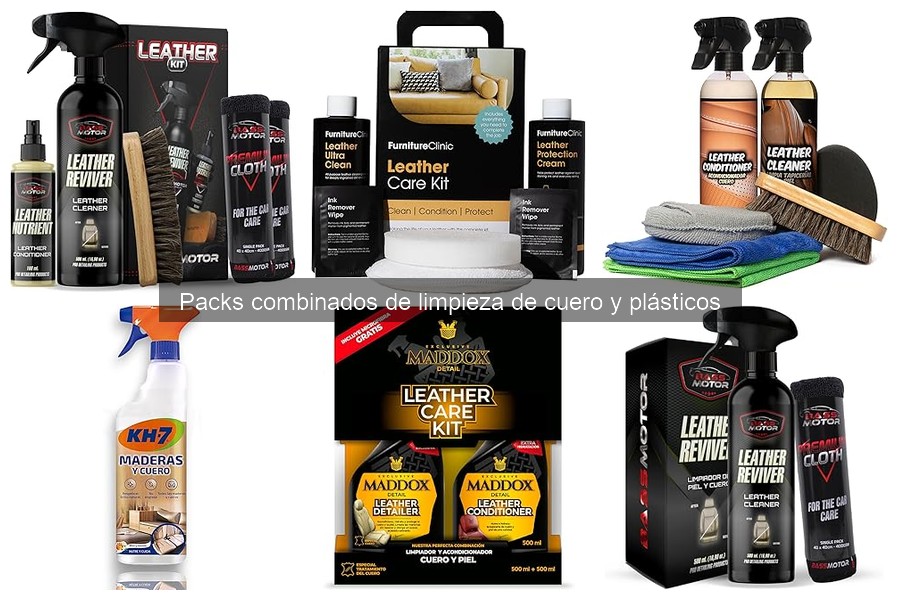 Manual de mantenimiento para cuero y plásticos en coches